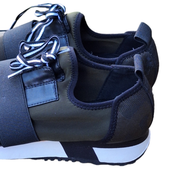 Steve Madden "Arctic" army green sneakers size 8US - Picture 3 of 10